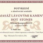 Masáž lávovými kameny Hot Stones